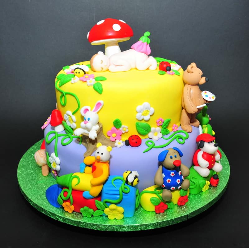 Kids Two Tier Theme Cake – Magic Bakers, Delicious Cakes