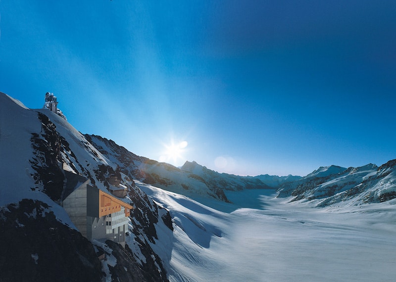 Alpine panoramas, fondue and snowballs at Europe’s highest railway station
