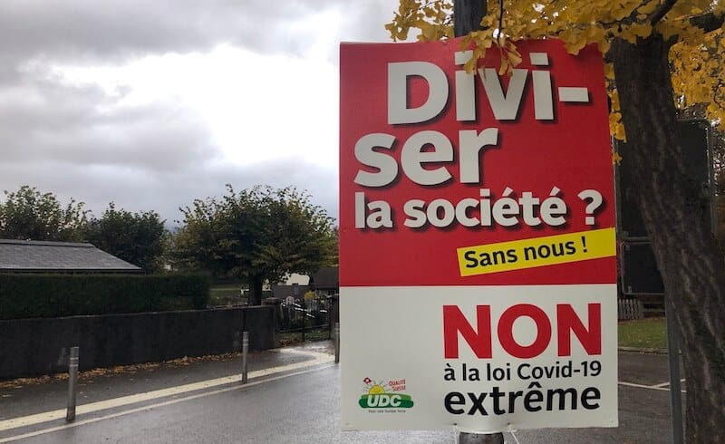 Numerous complaints filed against vote on Swiss Covid rules