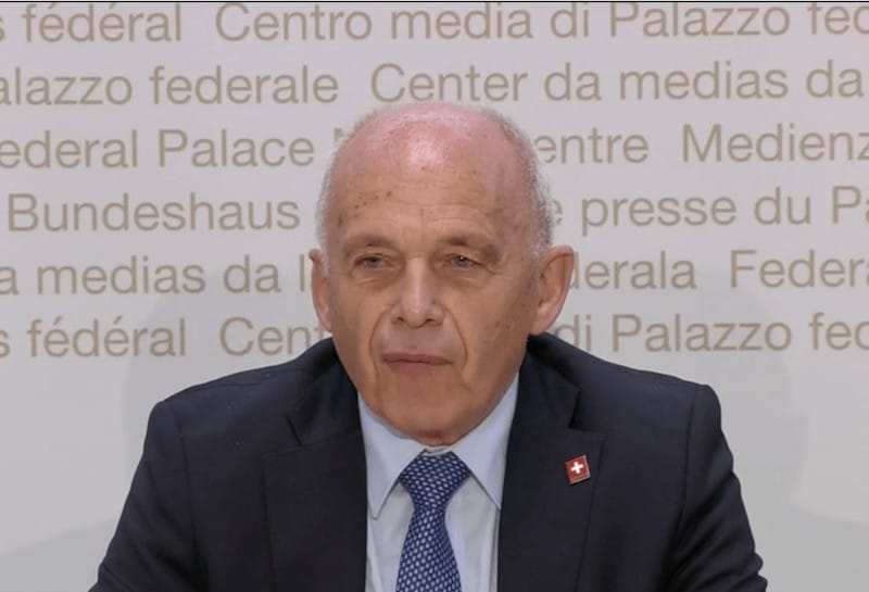 Der Schweizer Finanzminister tritt zurück