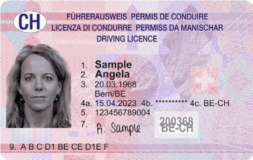 New Swiss driving licence from mid-April